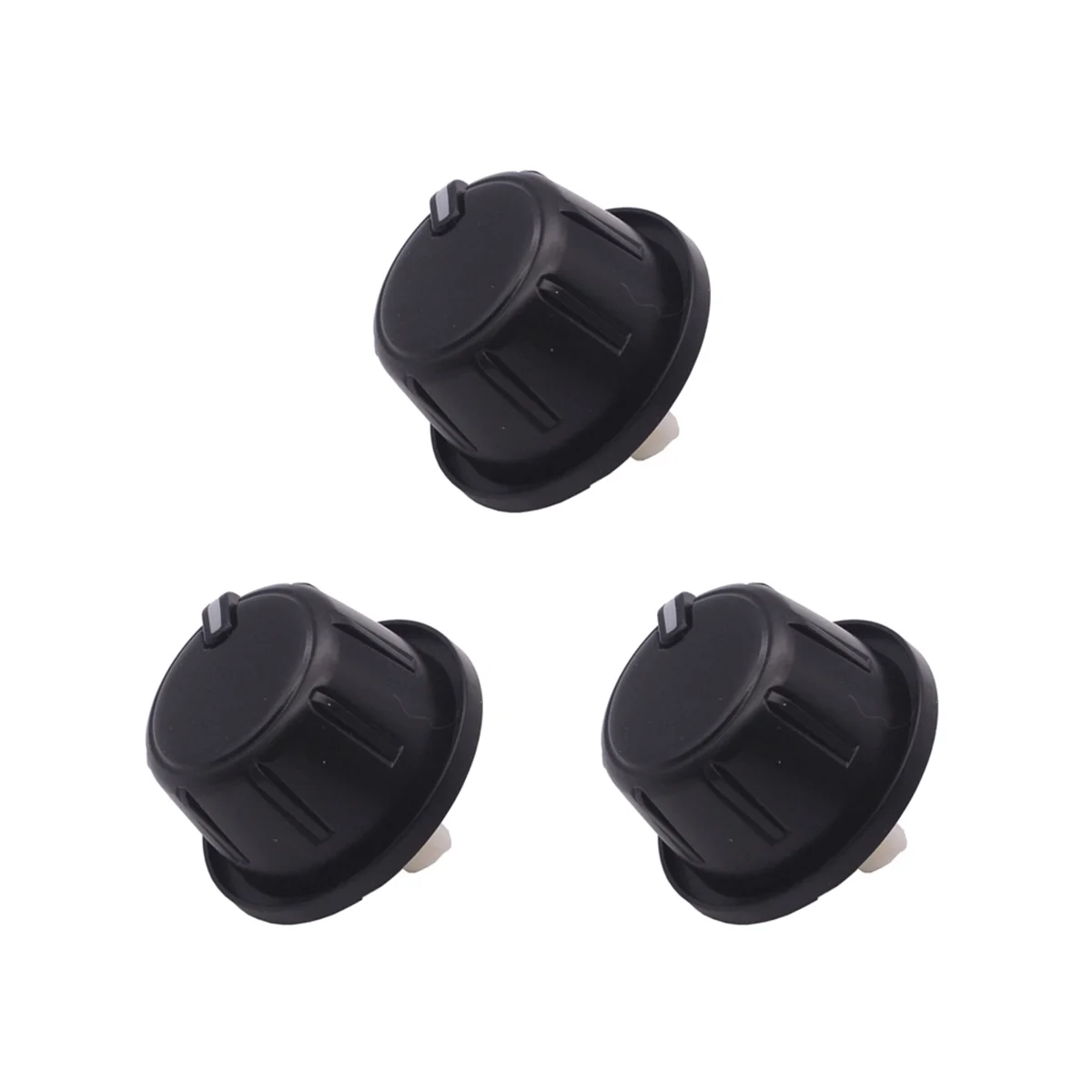 3Pcs Air Condition Switch Control Knob for Champ, Fortuner, 2012 - 2015