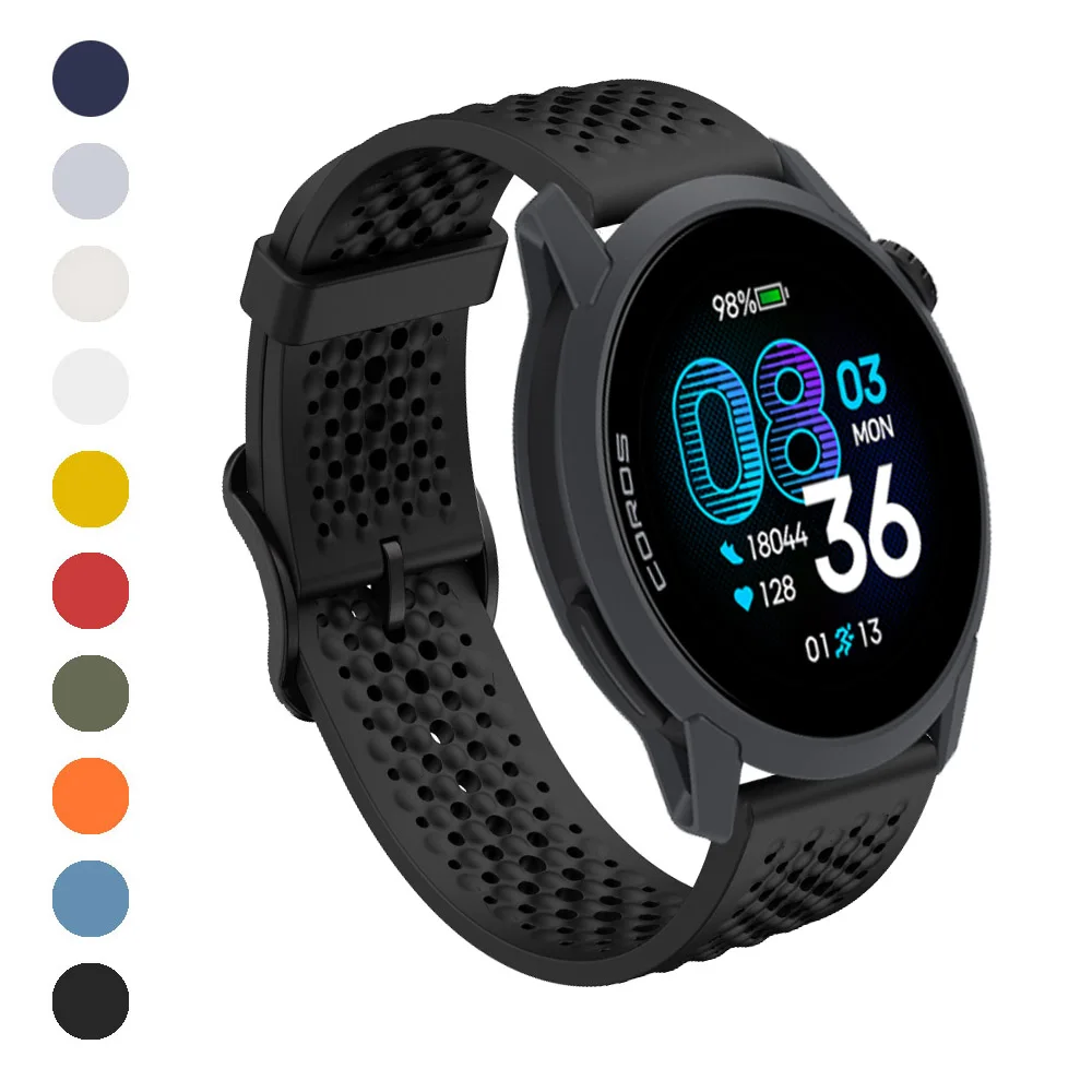 22Mm Silicone Watch…