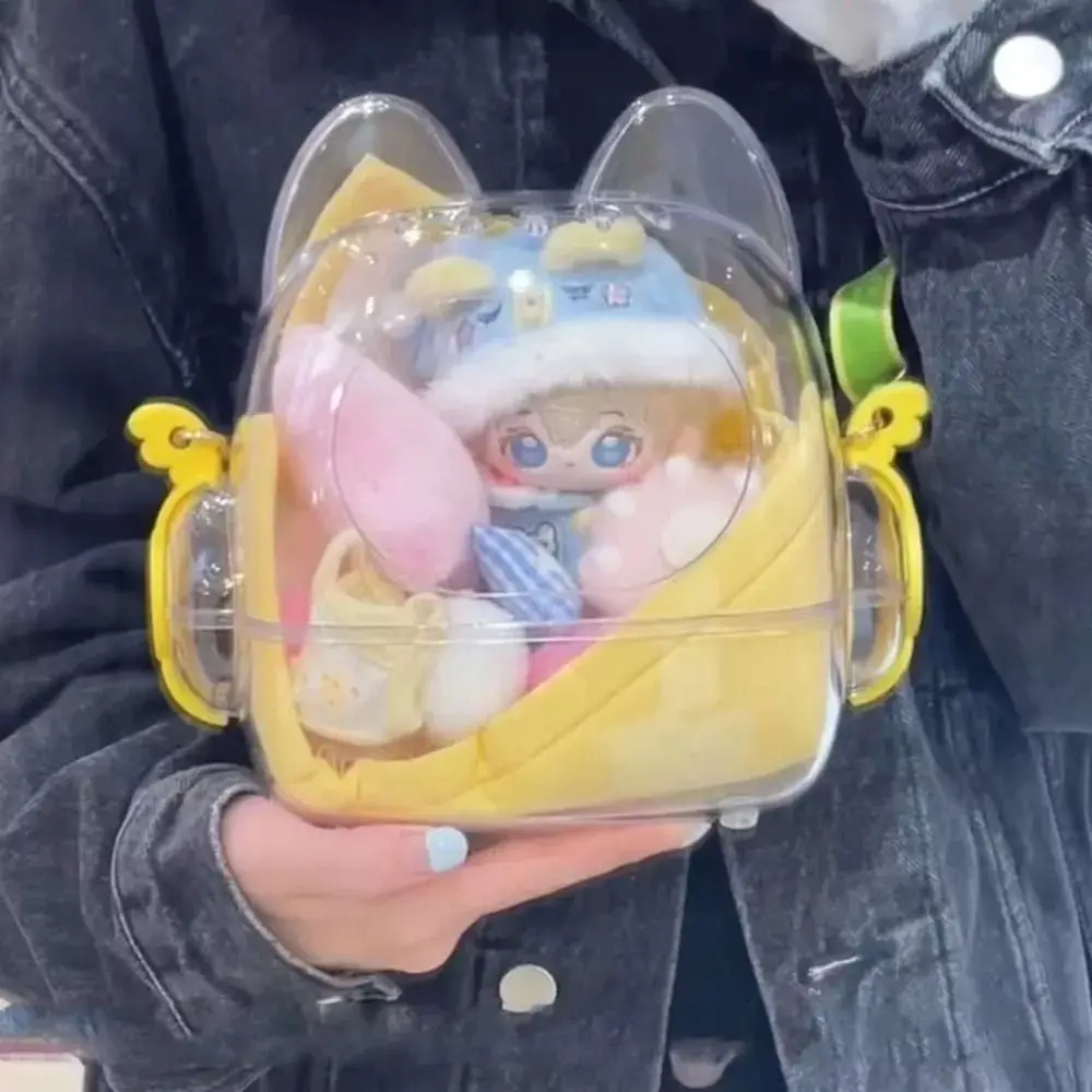 New Transparent Doll Display Bag Waterproof Trendy Itabag Shoulder Bag Girl Multifunctional Hamster Carrying Cage