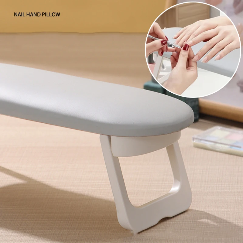 

Складная подставка-подушка для рук для маникюра, держатель для ногтей, подлокотник для маникюрного стола, губчатый коврик-опора для полировки, инструмент для практики в салоне