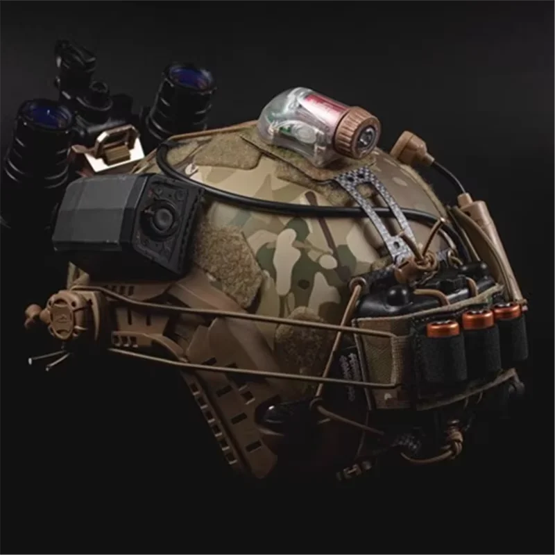 

Тактический шлем NVG, ремешок, эластичная сумка для хранения батареи для CR123A, устройство ночного видения, фиксированный ремешок