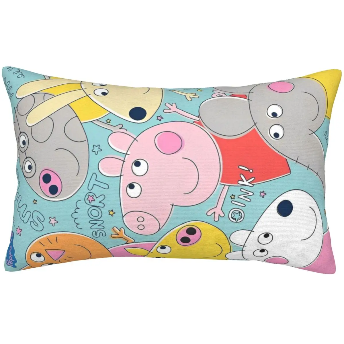 Peppa Pig Pillowcases Reversible Bedding for Kid Adult Double Sided Pillow Covers 20x30 inch For Bed