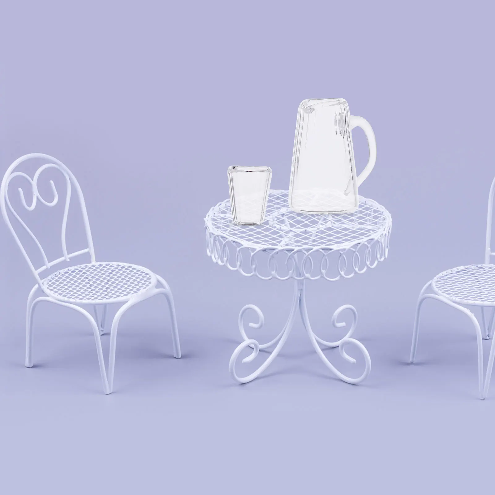 

3Pcs Mini Kettle Teacup Combination Natural Material Smooth Surface Durable Household Decor Mini Teapot Miniature Cup