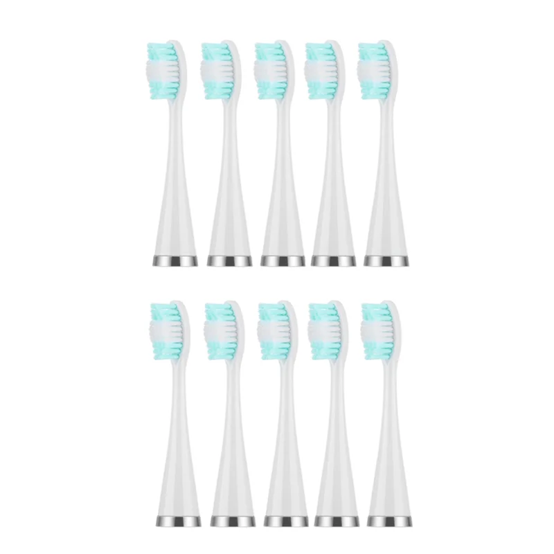 10PCS Electric Toothbrush Heads Replacement Brush Heads for Electric Toothbrush Whitening Teeth Brush,White