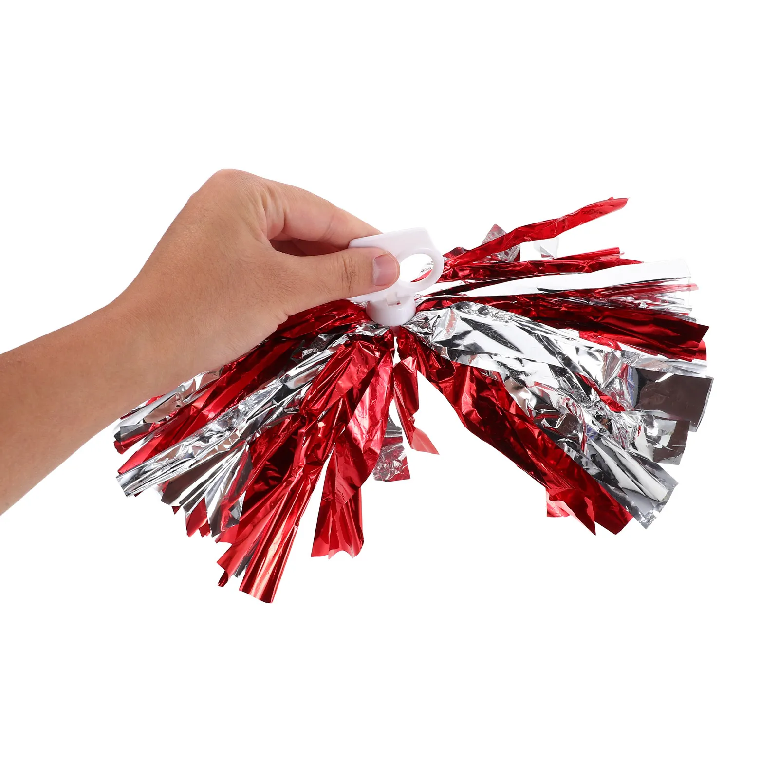 

Набор из 6 легких помпонов для взрослых чирлидеров с ручкой-палкой, яркие палочки для поддержки команды на матчах и танцевальных выступлениях