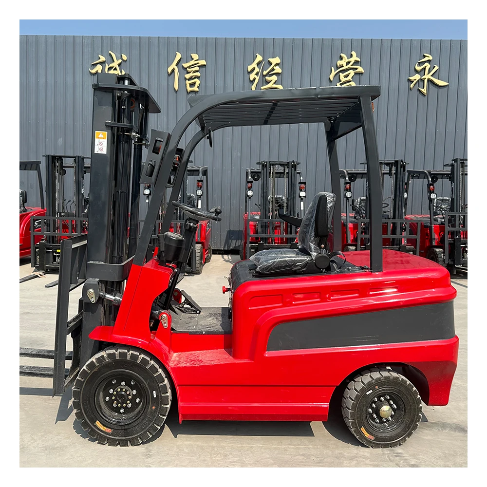 All Terrain Electric Forklift for Warehouse & Outdoor Dock 3.5 Ton Capacity Industrial Grade Chassis with Mudguards Protection
