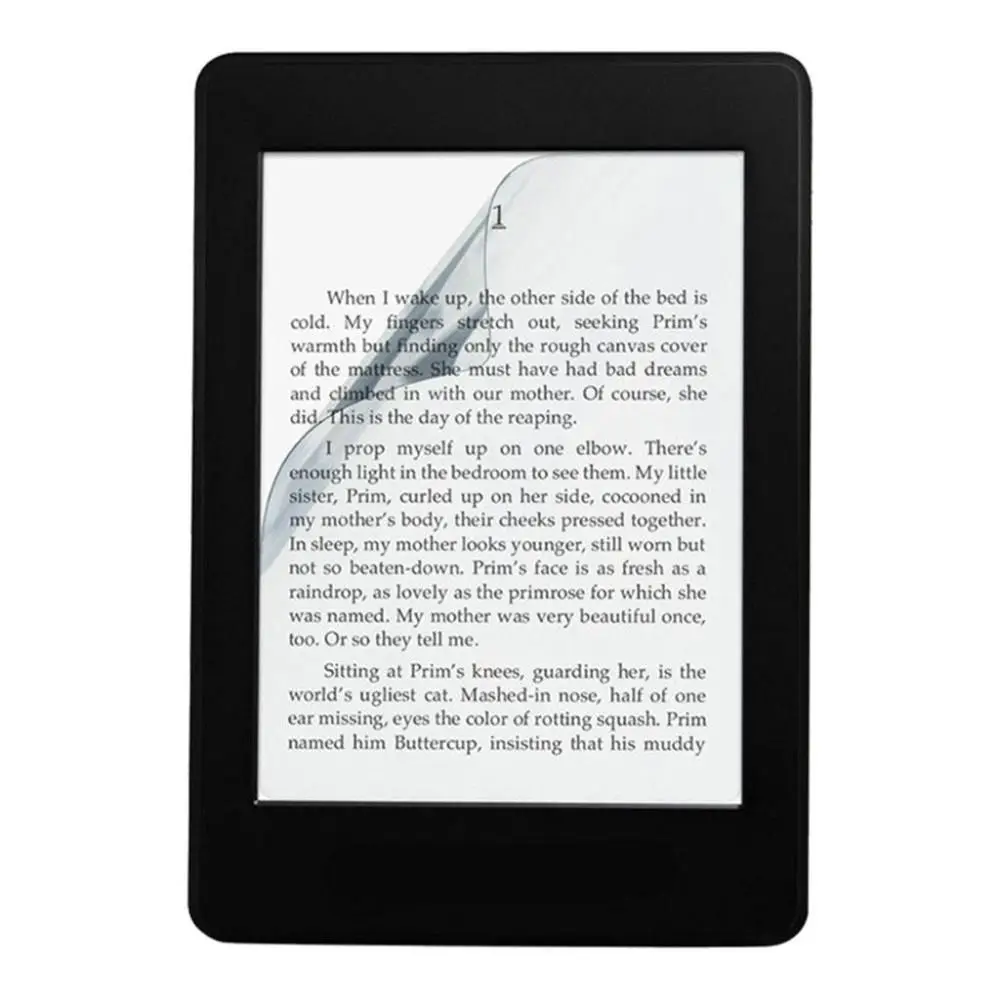 10 قطعة واقي للشاشة PET ناعم عالي الدقة للقارئ الإلكتروني طبقة رقيقة واقية احترافية لأوقد Paperwhite 6 12th Gen/Colorsft 2024 7"