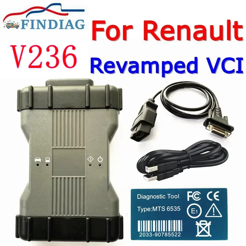 

V9.21.00 For Renault For Nissan 2 in 1 V236 for Renault Can Clip Diagnostic Programming New Firmware for Renault VCI Scan Tools