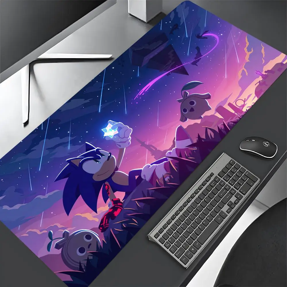 S-Sonic The H-Hedgehog Mouse Pad Gaming Mousepad Large 900x400mm MouseMat Gamer practical Mause Carpet PC Desk
