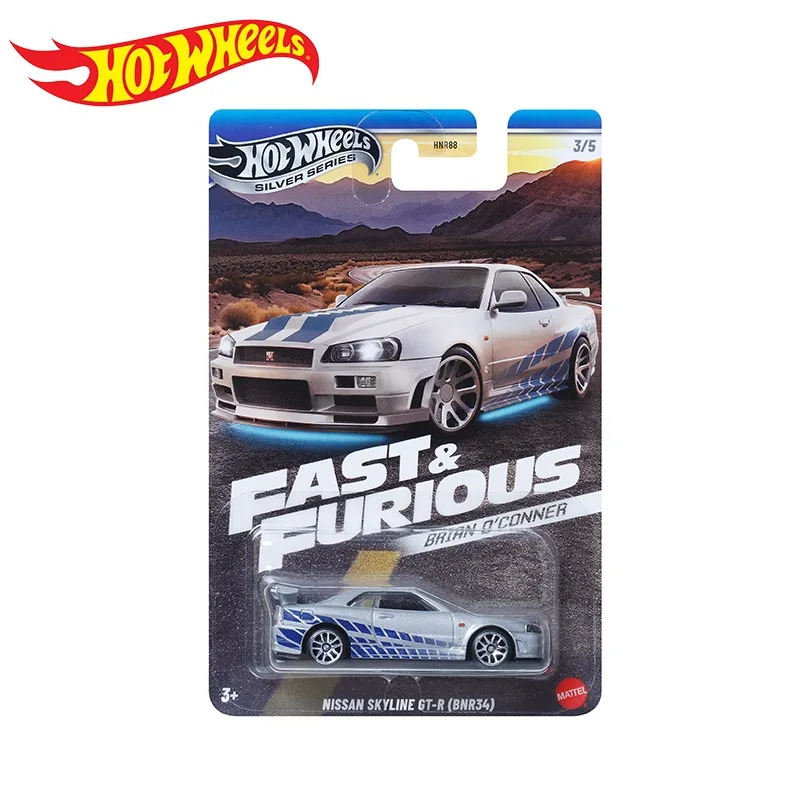 Sortido de rodas quentes rápido e furioso hnr88 h caso carros em miniatura hotwheels 1/64 modelo de carro hoteelws carros hotweheels modelo de carro