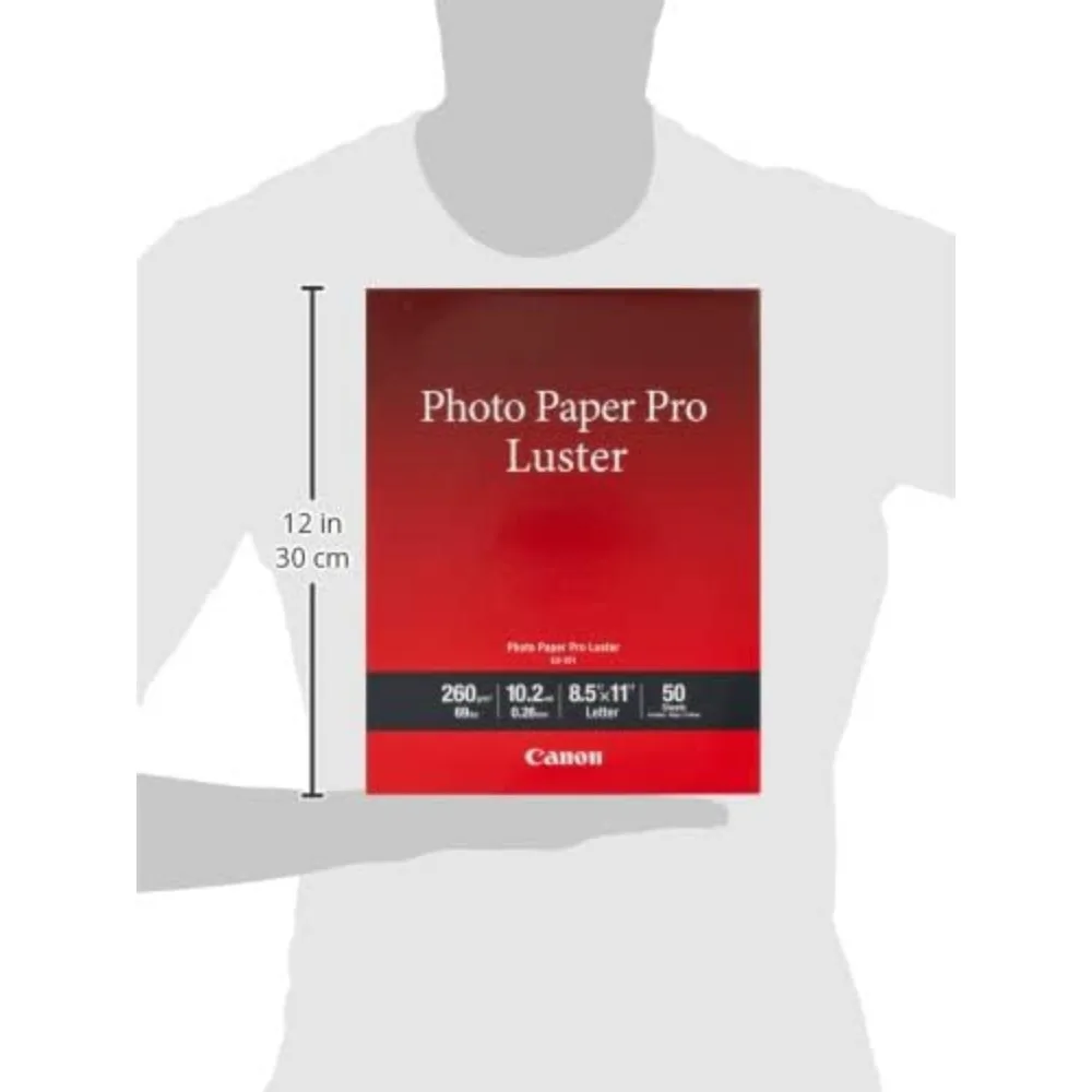 캐논 LU-101 광택 사진 용지 13x19 인치, 50팩