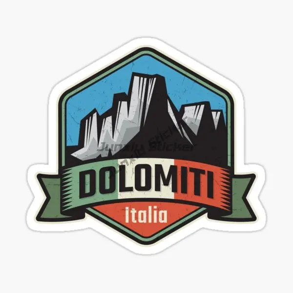 

DOLOMITI Italy Car Sticker Car Accessories Vinyl Waterproof Reflective Decor Decals