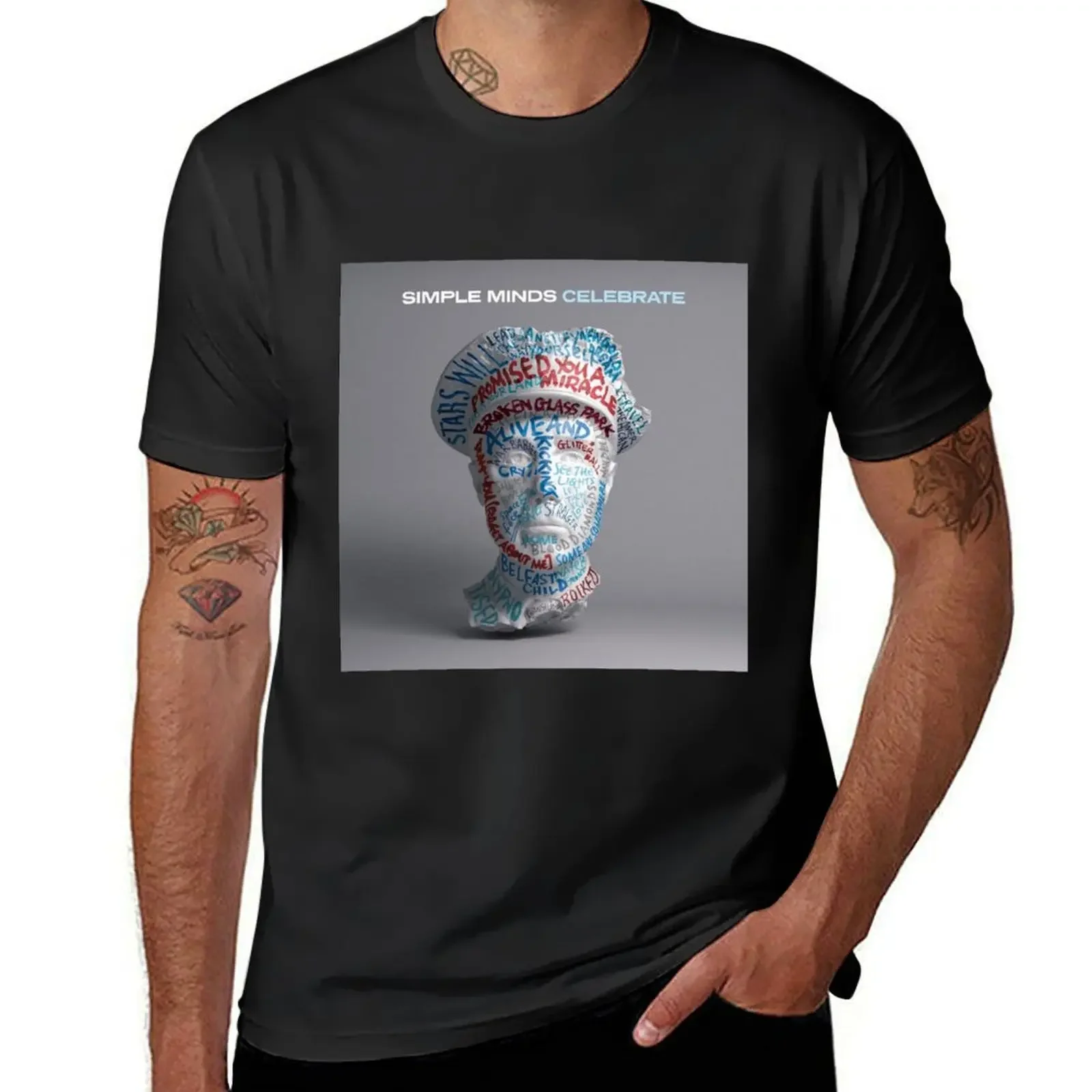 Celebrate T-Shirt customs design your own blacks Men's cotton t-shirt