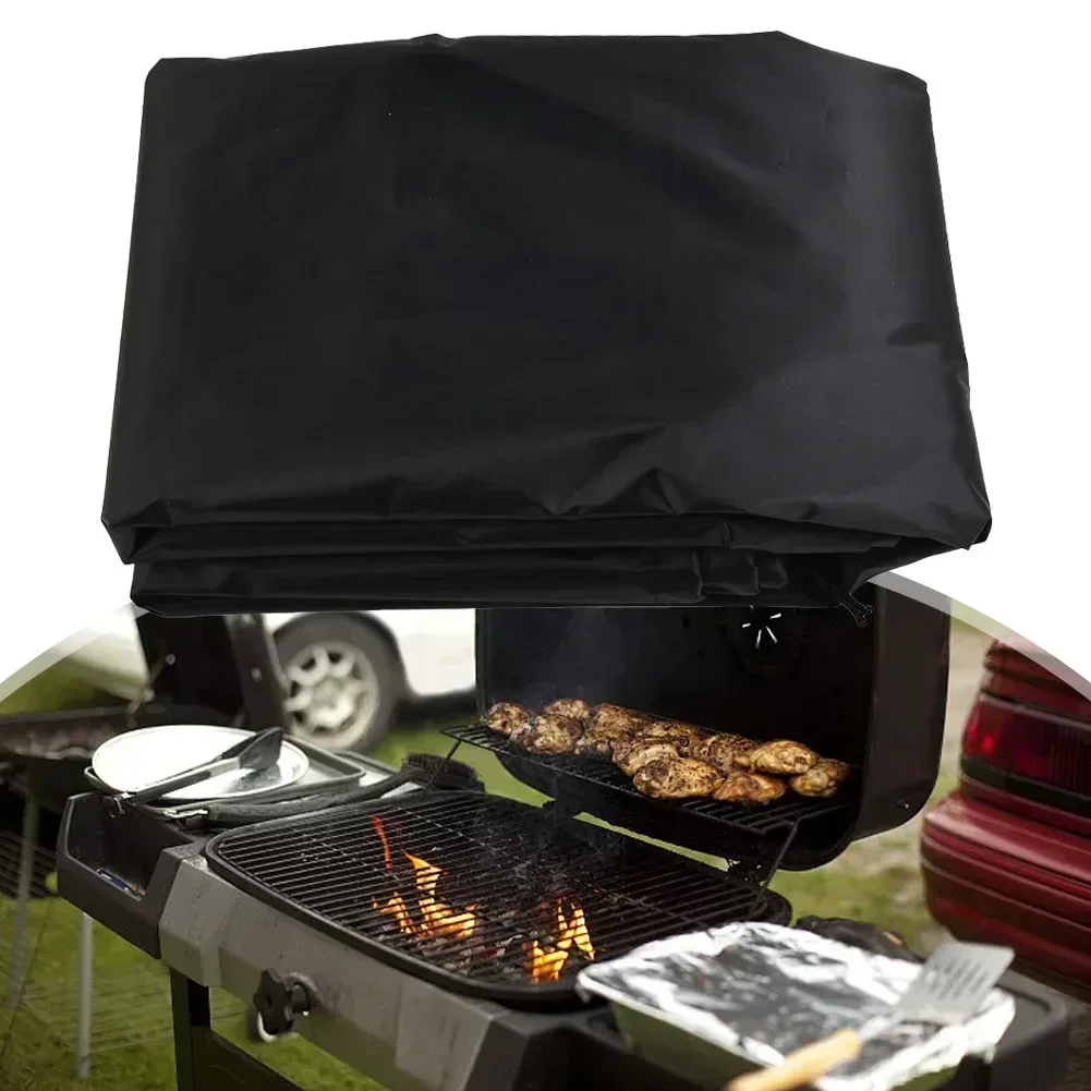 

1 Pack Dust Cover BBQ Black For Weber Q2000/Q3000 Full Cover Grill Large Portable Premium Waterproof Accessories