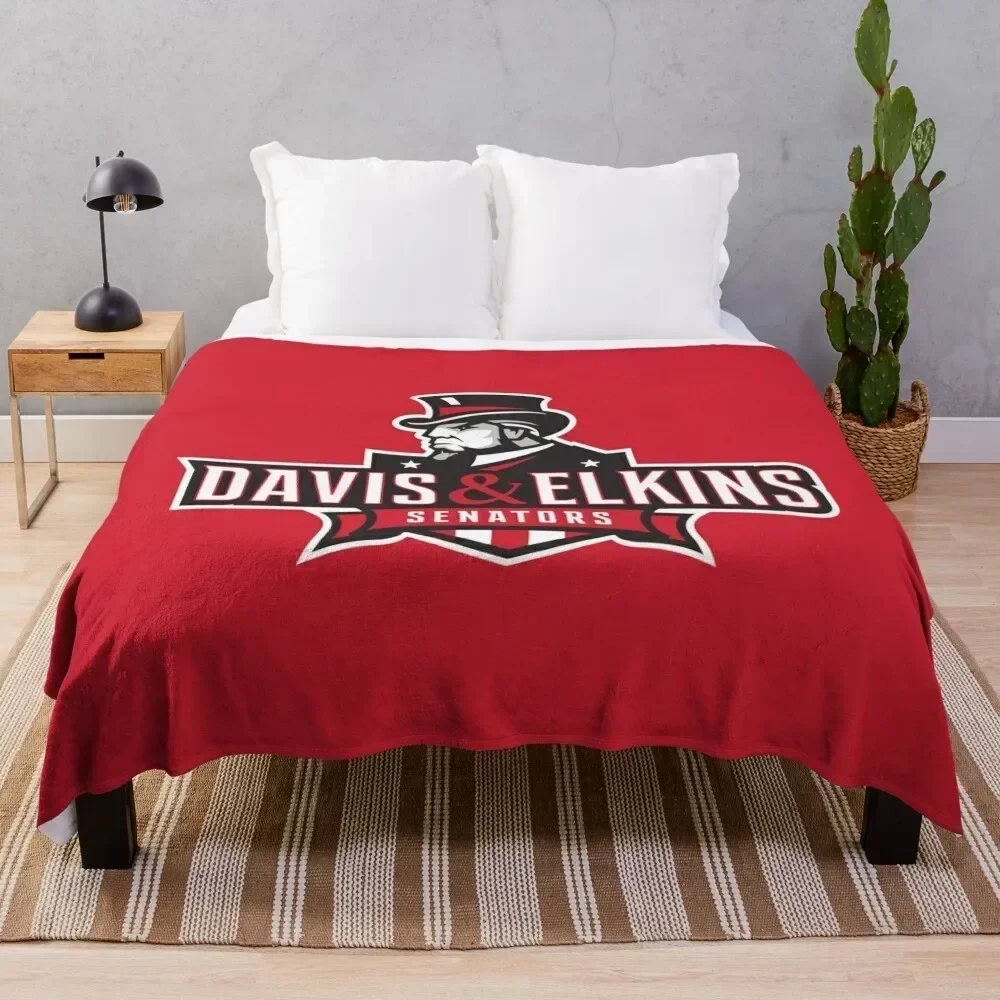 

Davis & Elkins College Throw Blanket Multi Use Warm Blanket for Living Room Bedroom
