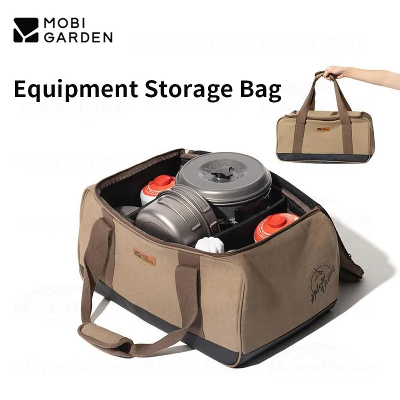 

MOBI GARDEN Outdoor Camping Equipment Storage Bag Ultralight Tool Bag Sundries Bag Large Capacity Ground Nail Storage Box
