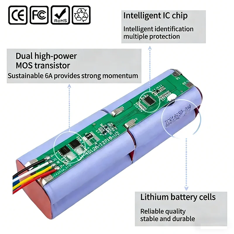 

100% прямые продажи с завода, оптовые цены на аккумуляторы для робота-пылесоса Xiaomi Robot Vacuum 1C RM P1904-4S1P-MM, замена батарей VXQ01, надежное качество.