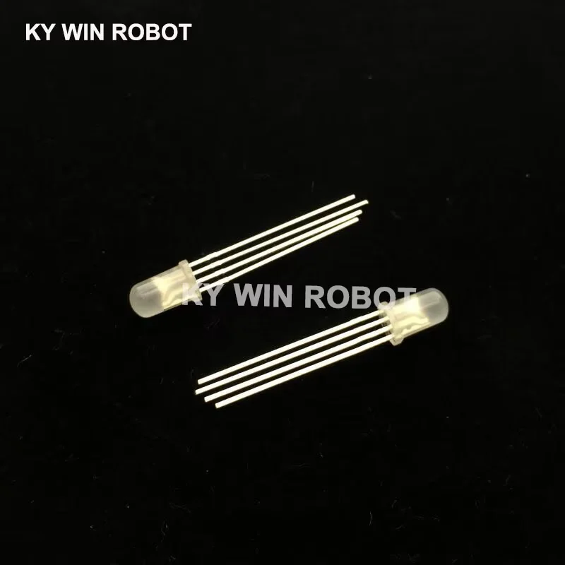 

5mm 4pins RGB LED Common Cathode/Anode Tri-Color Emitting Diodes Diffused IC Electronic components for Arduino DIY 50pcs/lot