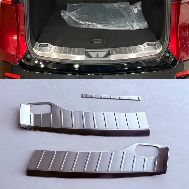 For Mazda CX-5 CX5 2026 2027 Steel  Car Accessories Rear Trunk Door Sill Guard Strip Inner Rear Bumper Guard Plate Cover Trim