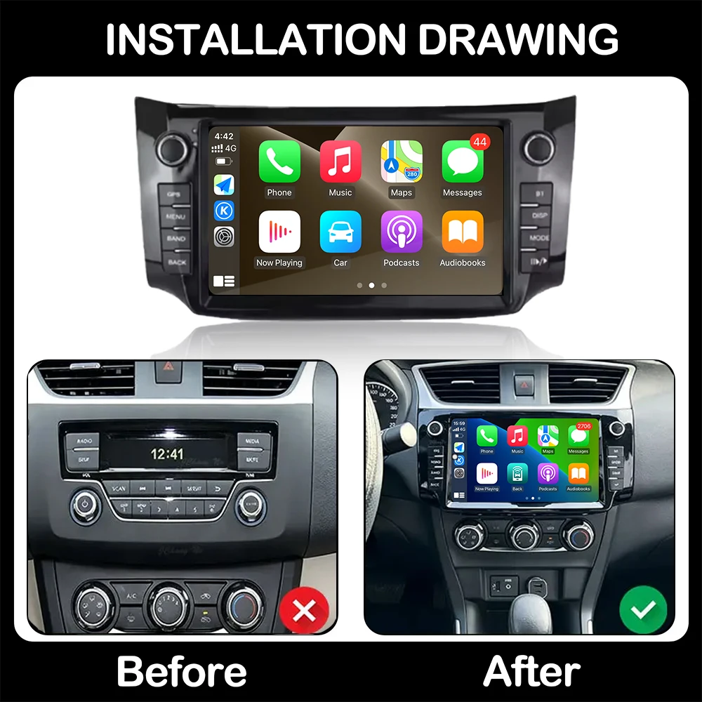 For Nissan Sylphy B17 Sentra 2012-2018 9