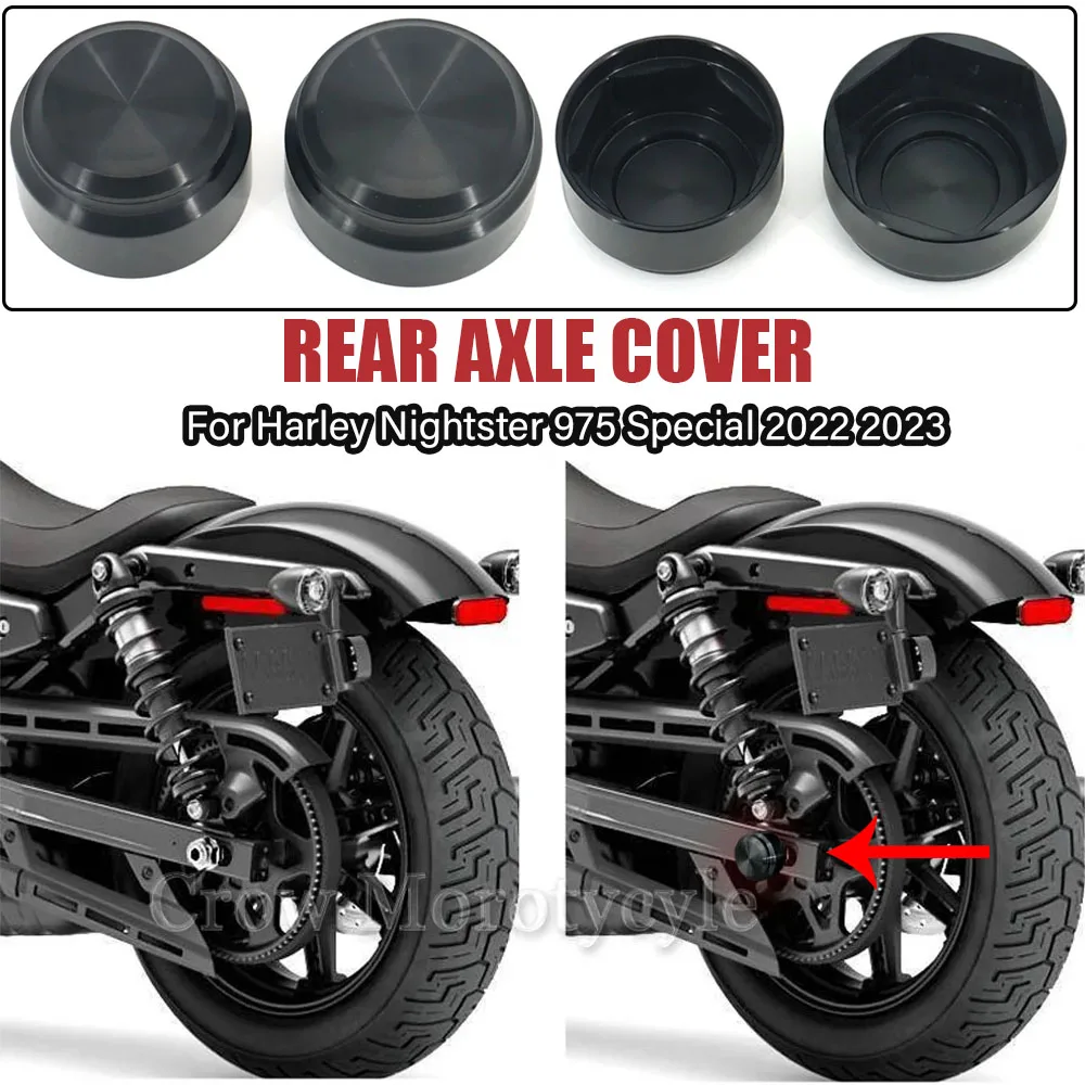 2022 NEW Motorcycle CNC Aluminum Front Rear Axle Cover FOR Harley Nightster 975 RH975 RH 975 Special 2022 2023