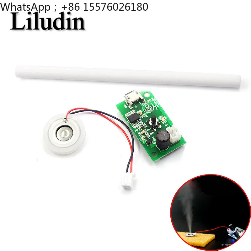 USB Mini Humidifier DIY Kits Mist Maker and Driver Circuit Board Fogger Atomization Film Atomizer Sheet Mini Oscillating