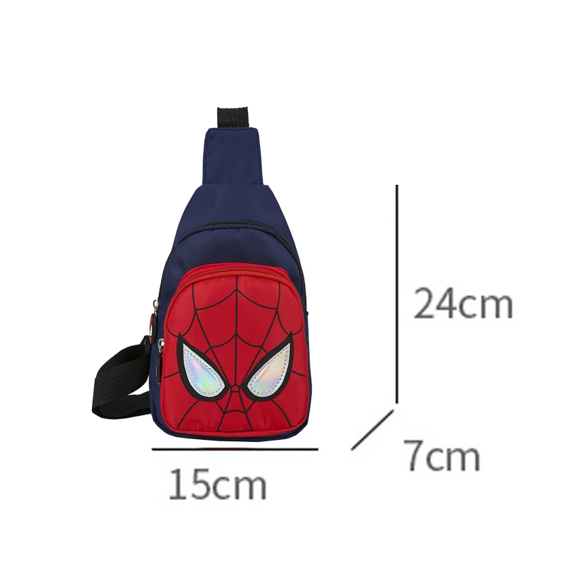 Bolso de pecho de Spider Man de dibujos animados para niños, bolsa informal de gran capacidad, bolsa de almacenamiento de viaje, bolsa de mensajero, bolsa de hombro, regalos para niños