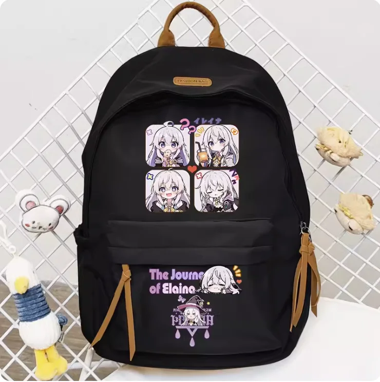 Anime die Reise von Elaina Schult asche Rucksack Hoch leistungs Umhängetasche Cosplay Student Teenager Geschenk b061