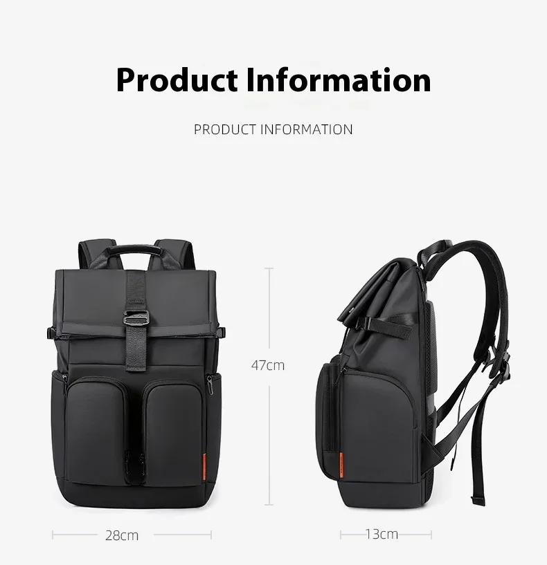 TangCool Men Laptop Backpacks Waterproof Man School Bag Fashion Men Travel Bags