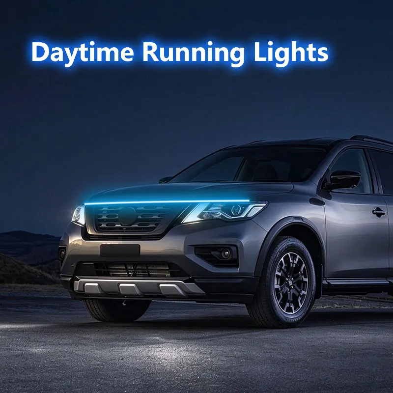 For Nissan Pathfinder Decorative Atmosphere Lamps Ambient Lights Car Flashing 1pcs 12V LED Daytime  Ambient Running white Light