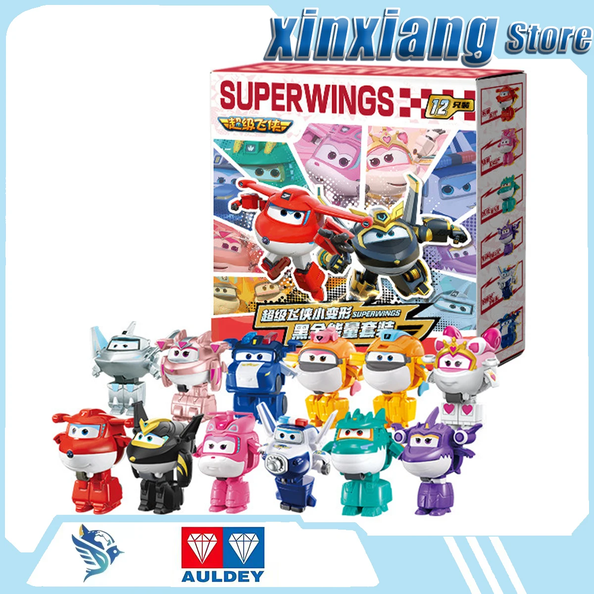 

AULDEY Super Wings Transformer Toy Decorative Items Surprises Comics Souvenirs Trendy Toys Animations Decorations Gifts Cartoon
