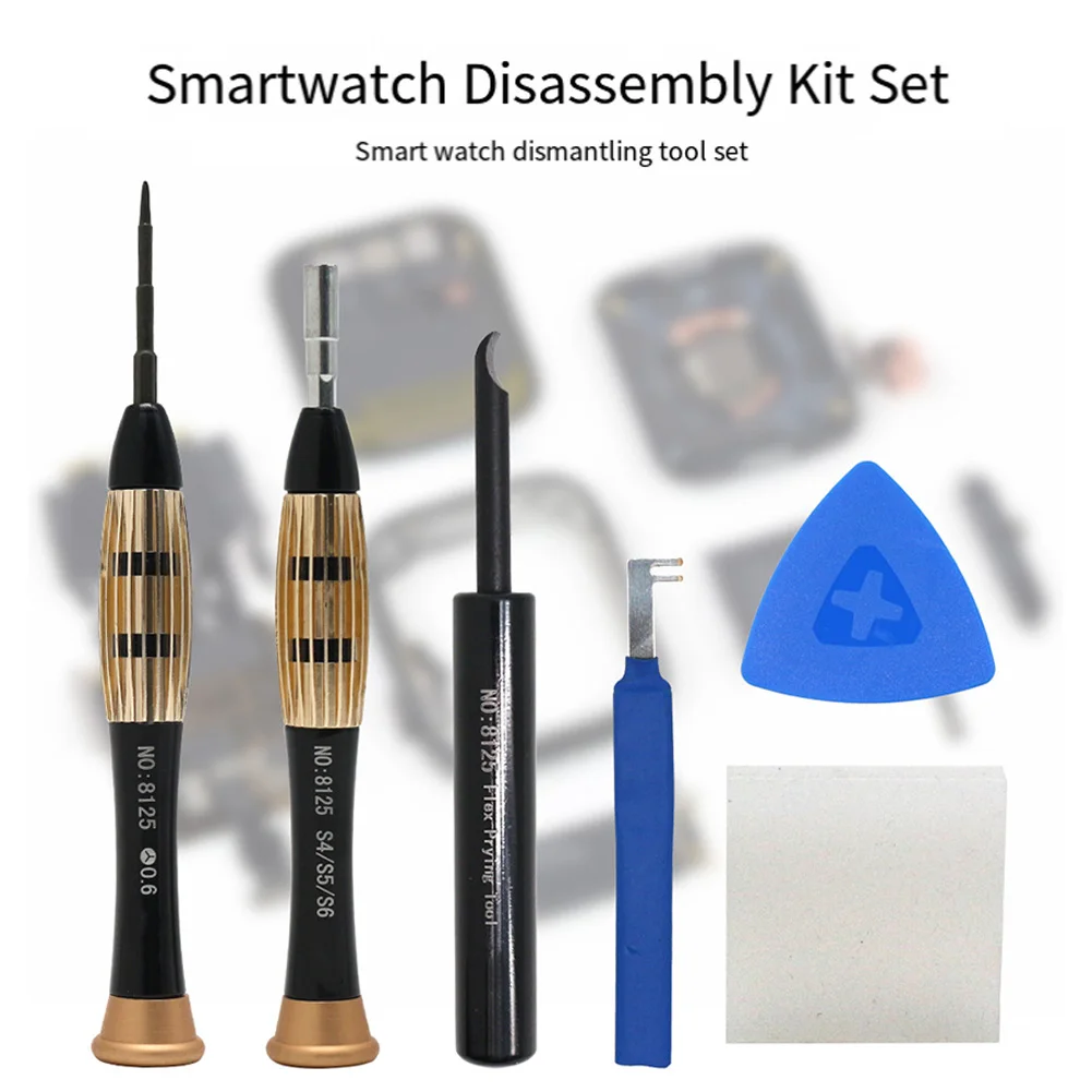6in1 Precision Screwdriver Set for Electronics Repair with Triangle Y0 6 and Crown Screwdrivers Plus Battery Opening Tools