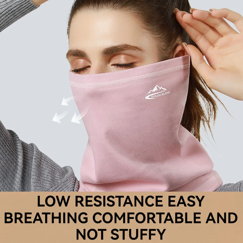 Gtubike masculino feminino esportes de inverno bandana correndo veludo térmico pescoço mais quente esqui caminhadas ciclismo equitação snowboard cachecol