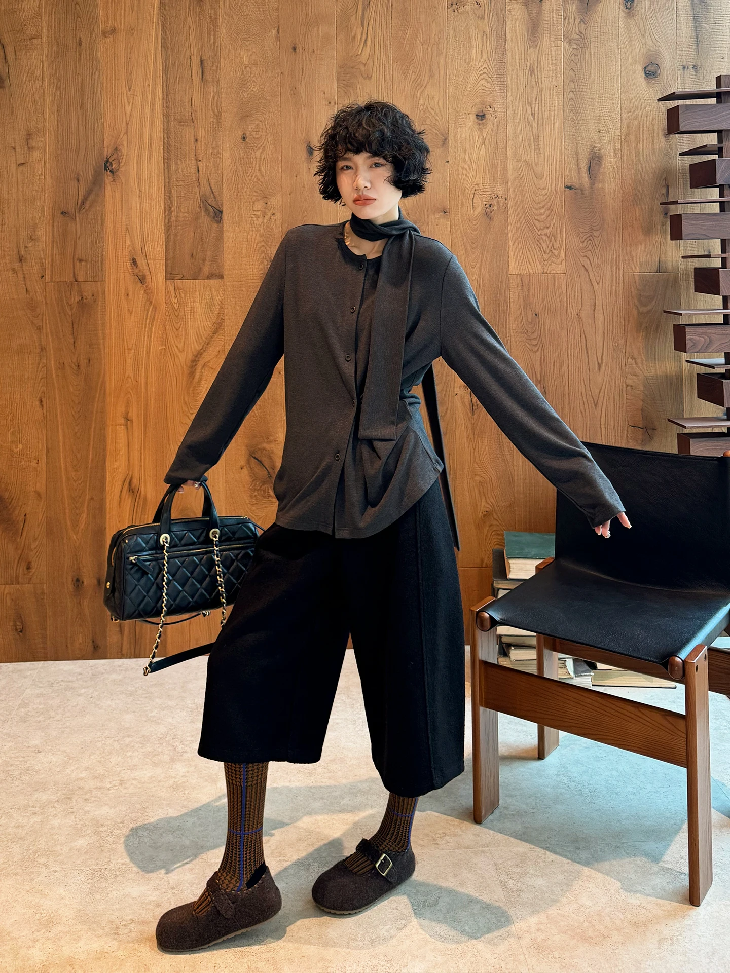 

Женская футболка Buue Design с длинным рукавом, подчеркивающая талию, в корейском стиле, больших размеров, повседневная, свободного кроя