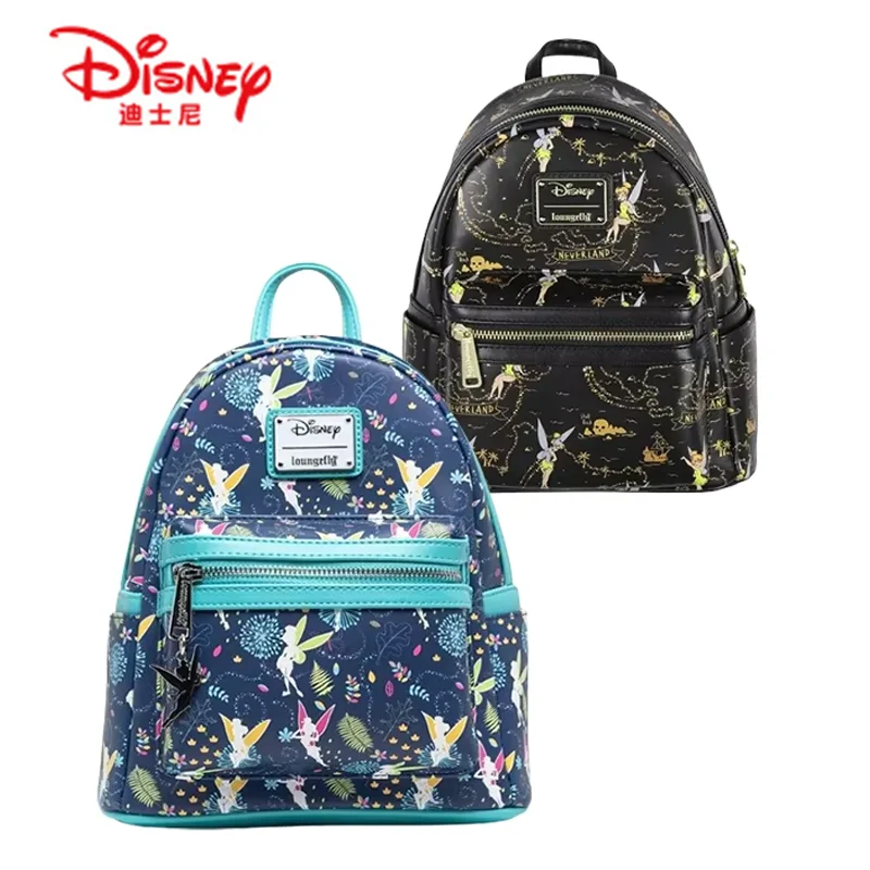 

Loungefly Disney Tinker Bell Princess Backpack Can Glow Children'S Backpack Elementary School Bag Cute Casual Women'S Backpack