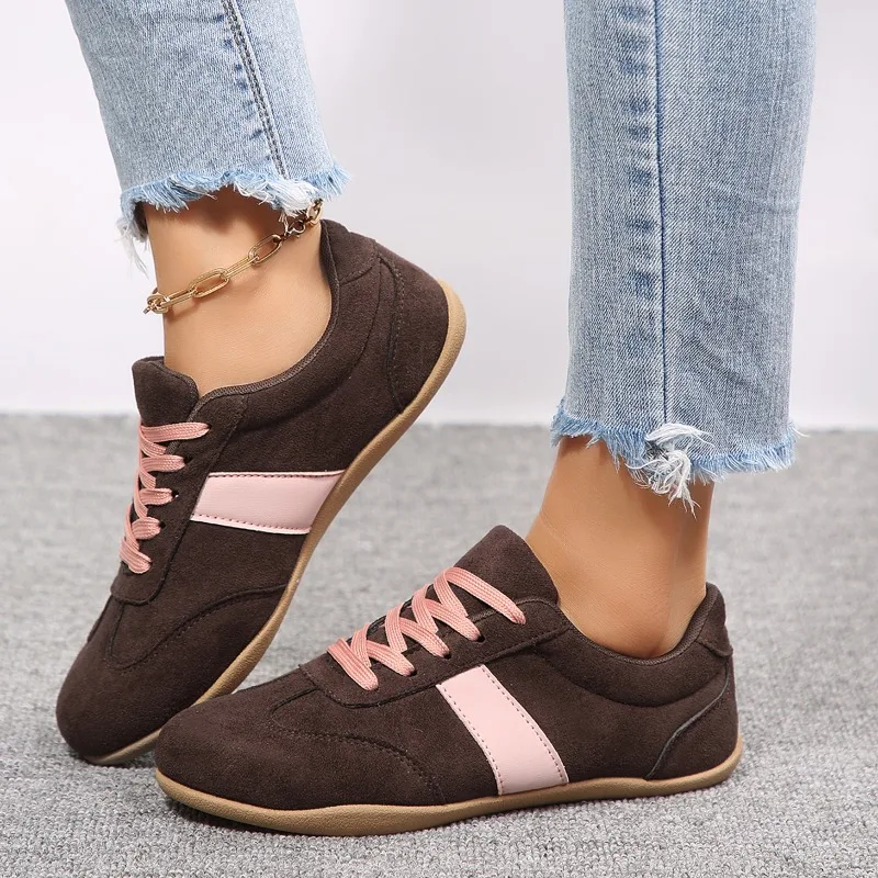 Women's Spring New Classic Solid Color Flat Shoes 2026 Everyday Office Shopping Slip-on Comfortable Vulcanized Shoes Sizes 36-43