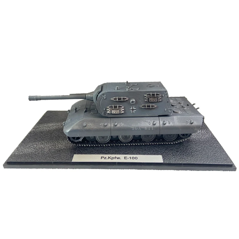 1:72 Tedesco E-100 E100 Carro Pesante Ratto Turre Prodotto Finito Simulazione Modello In Metallo Collezione di Giocattoli Collezione Display
