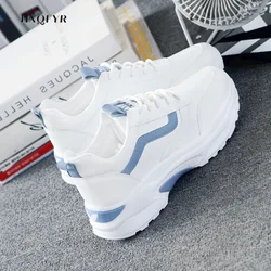 New Women Sneakers  Fashion Women's Sports Shoes Casual Shoes Woman Comfortable Breathable White Female Platform Sneakers