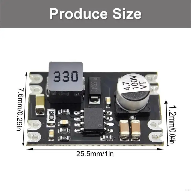 H7BC High Efficiency DC5-24v Voltages Regulator Module Provides Selectable 5/9/12/24V