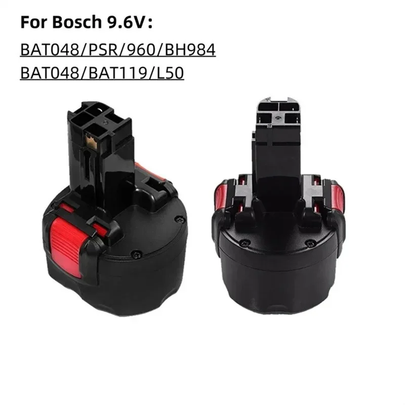 For BOSCH rechargeable battery, power tools, BAT048, NI-MH, 9.6V, 12800mAh, PSR 960, BH984, BAT048, BAT119, L50