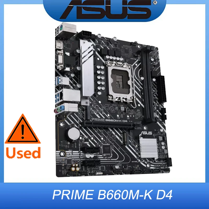 

ASUS PRIME B660M-K Motherboard DDR4 LGA 1700 Suppor 14900K 14700K 13900F 13700F 13400 12400F 12100