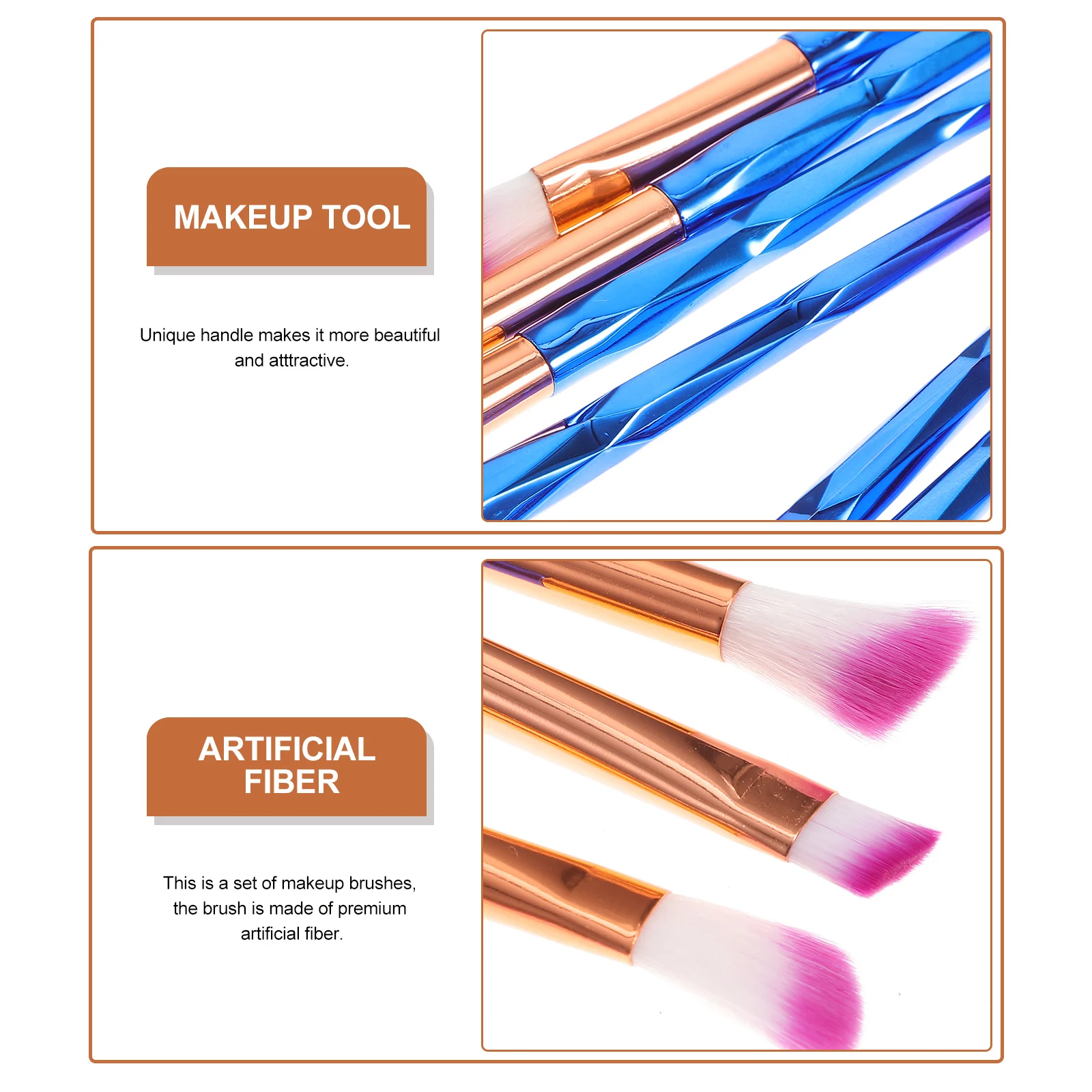 

20pcs Makeup Brush Set Tool Transparent Handle Soft Durable Daily Use Gift For Women Girls Gradient