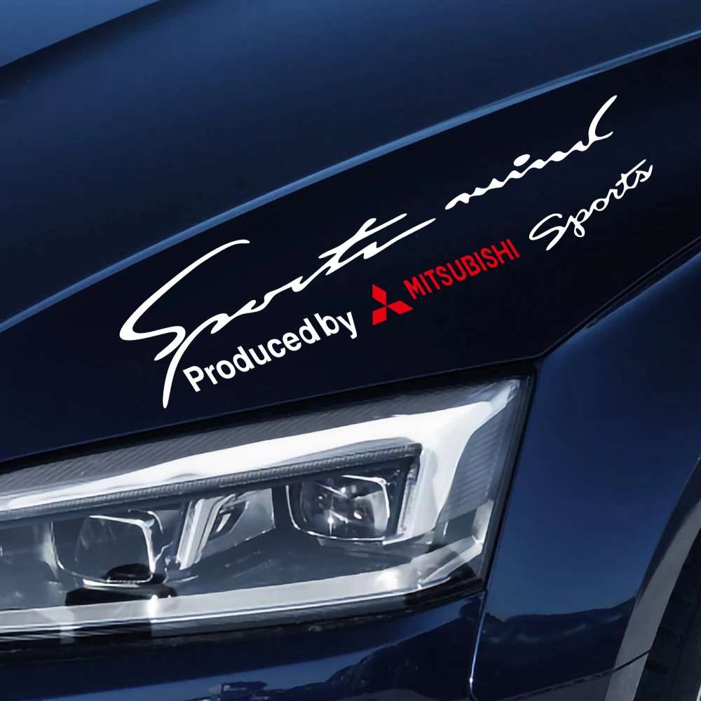 

1 шт., авто эмблема, наклейка на фару, брови, автомобильная пленка, наклейка для Mitsubishi Ralliart Grandis Lancer Outlander Competition ASX L200