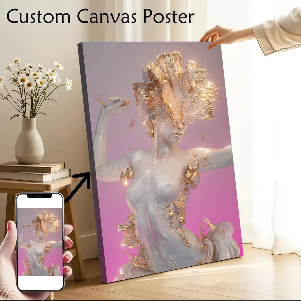 Firefly 3 Printed Canvas Poster Custom Pictures Wall Art Canvas Painting for Home Decorations Gamer Decoration Wand Deko Room