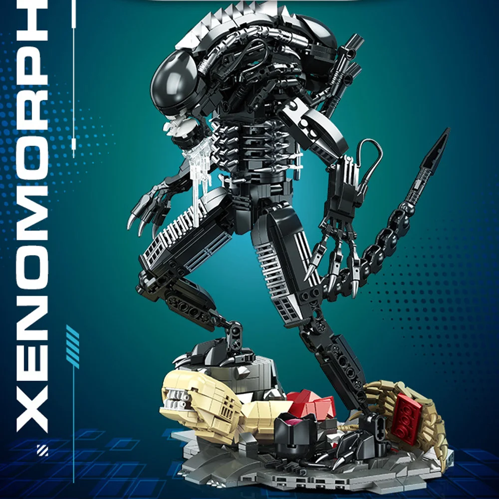 Idea United States Movie Figures Aliens Building Block Xenomorphes Construction Model Bricks Toy Collection For Boys Gift