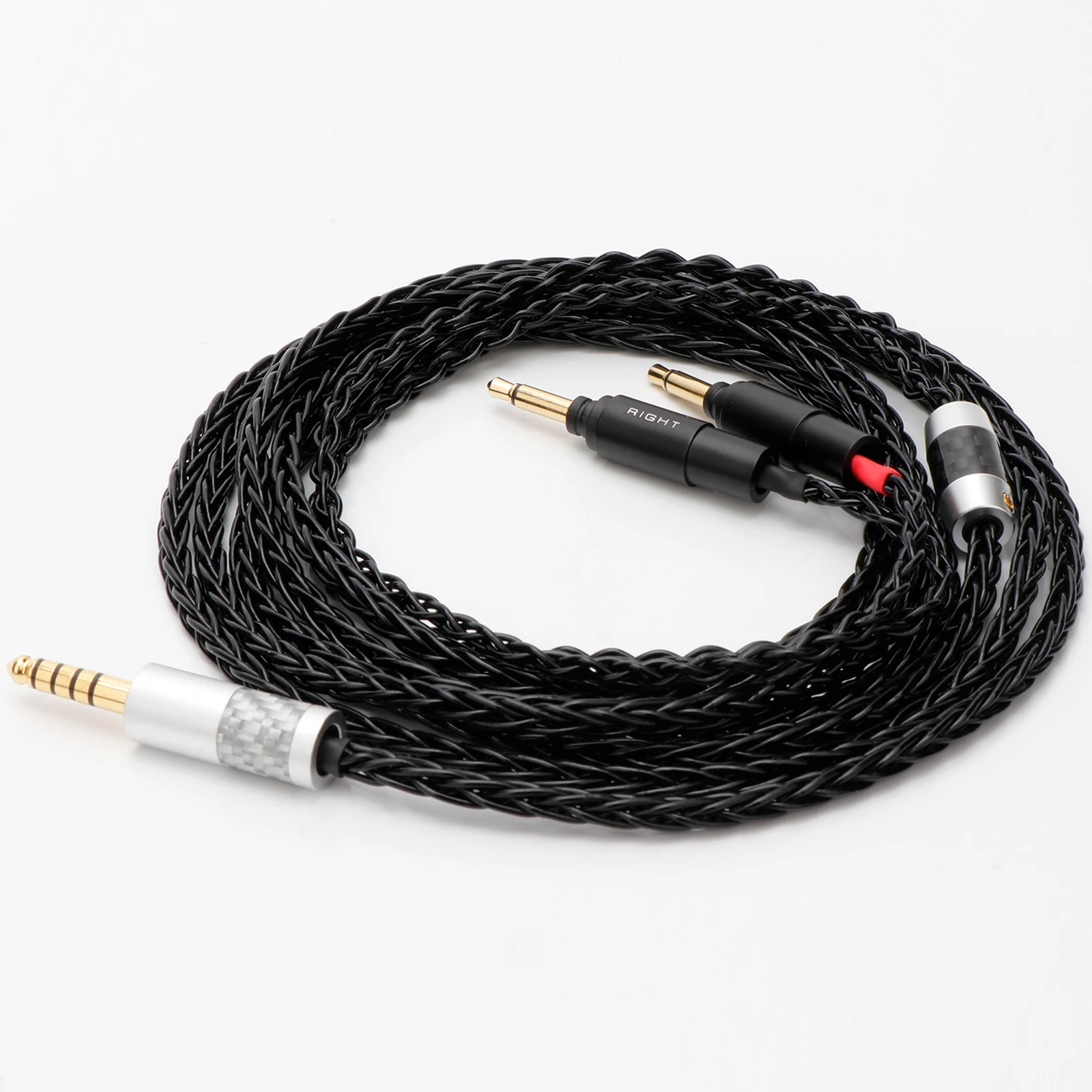 8-core واحد كريستال النحاس الفضة تصفيح سماعة كابل للصوت النهائي D8000 AFDS برو باندورا هوب vi ياماها YH-5000SE