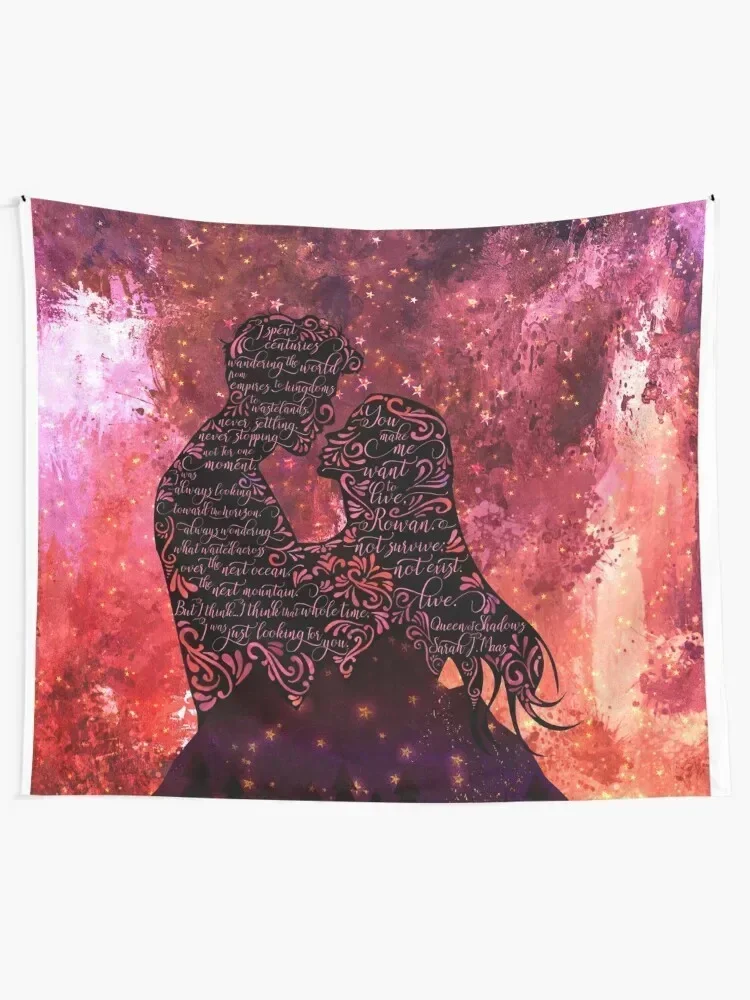 I spent centuries... Queen of Shadows Tapestry Luxury Living Room Decoration Home Decorations Anime Decor Tapestry