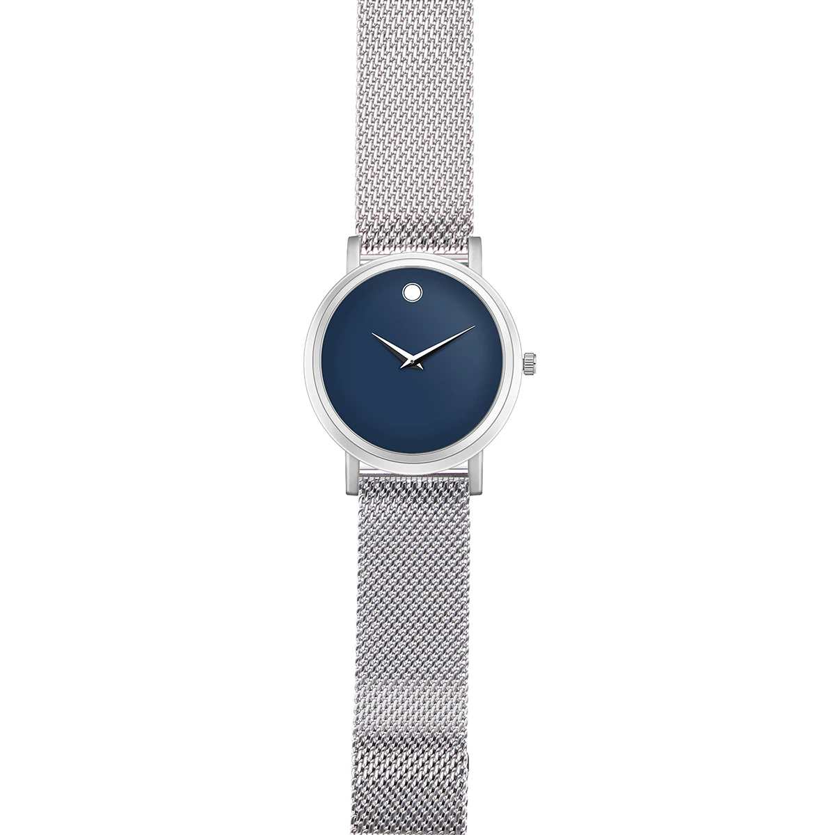 

22 Mm Calculator Metal Watch Strap Men's Watches for Mesh Stainless Steel Watchbnad