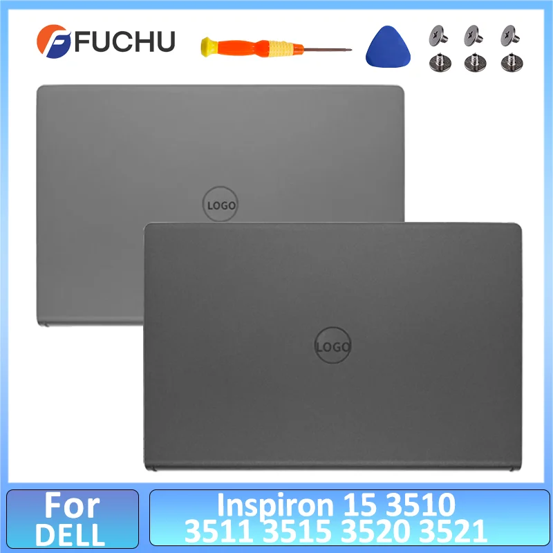 

For DELL Inspiron 15 3510 3511 3515 3520 3521 00DM9D 00WPN8 Laptop Back Cove Black Grey A Cover Notebook Accessories