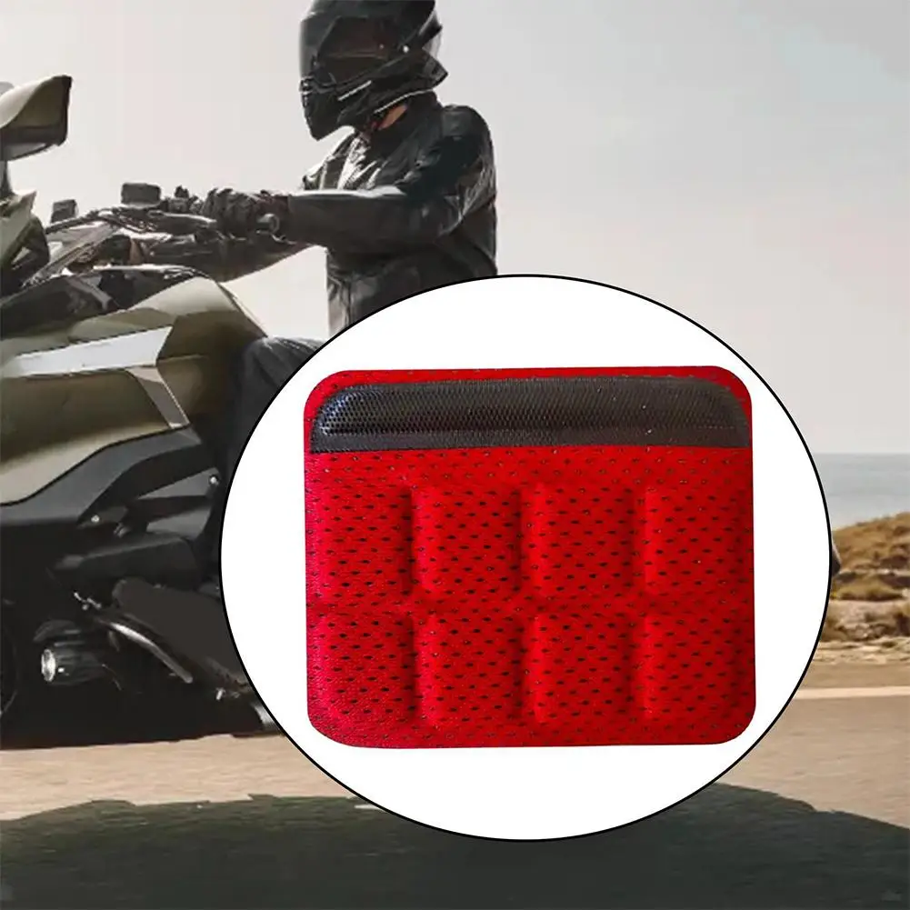 Motorcycle Helmet Chin Pad Comfort Shock-Absorption Breathable Mesh Cushion Pad Motor Hot-Pressed Liner Upgrade Accessories